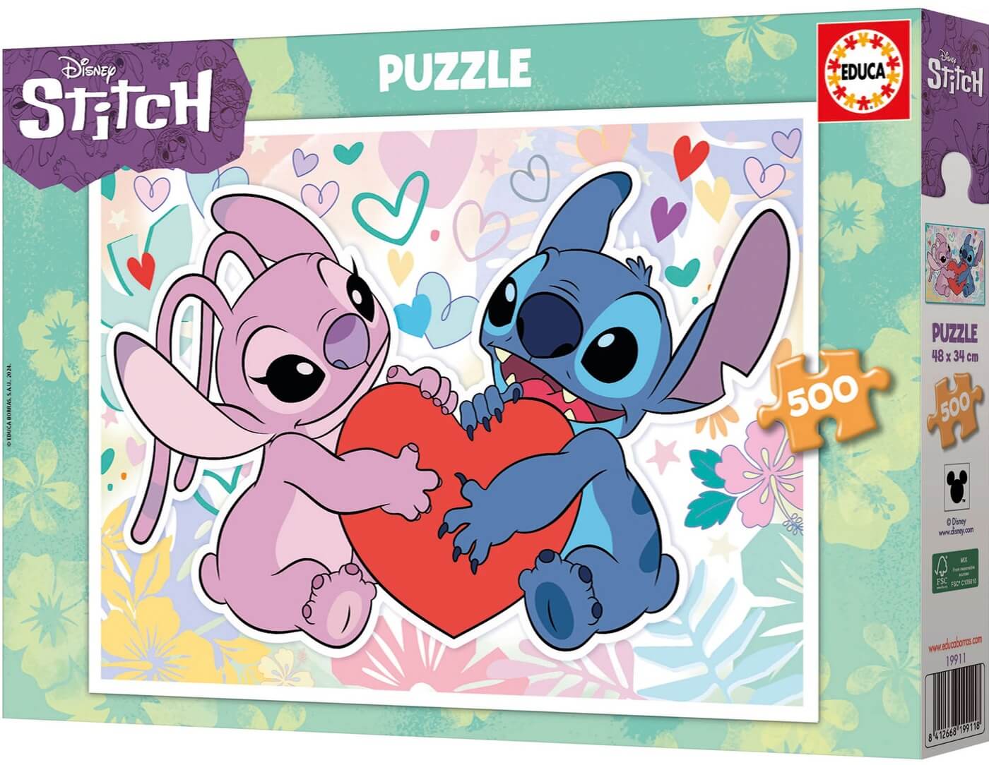 500 Disney Stitch ( Educa 19911 ) imagen a