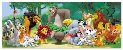 1000 Panorama Disney Animal Friends