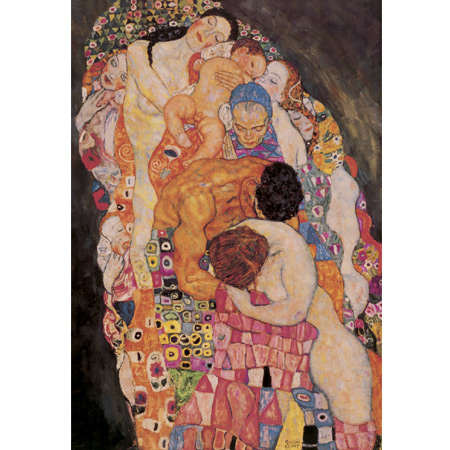 1500 La Muerte y la Vida, Gustav Klimt
