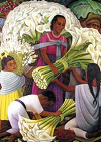 500 La Vendedora de Flores, Diego Rivera