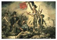 1000 Libertad Guiando al Pueblo, Eugüne Delacroix