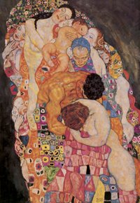 1500 La Muerte y la Vida, Gustav Klimt