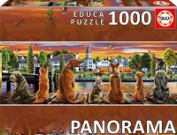 1000 Panorama Perros en el embarcadero