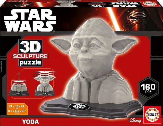 3D Sculture Puzzle Yoda ( Educa 16501 ) imagen d
