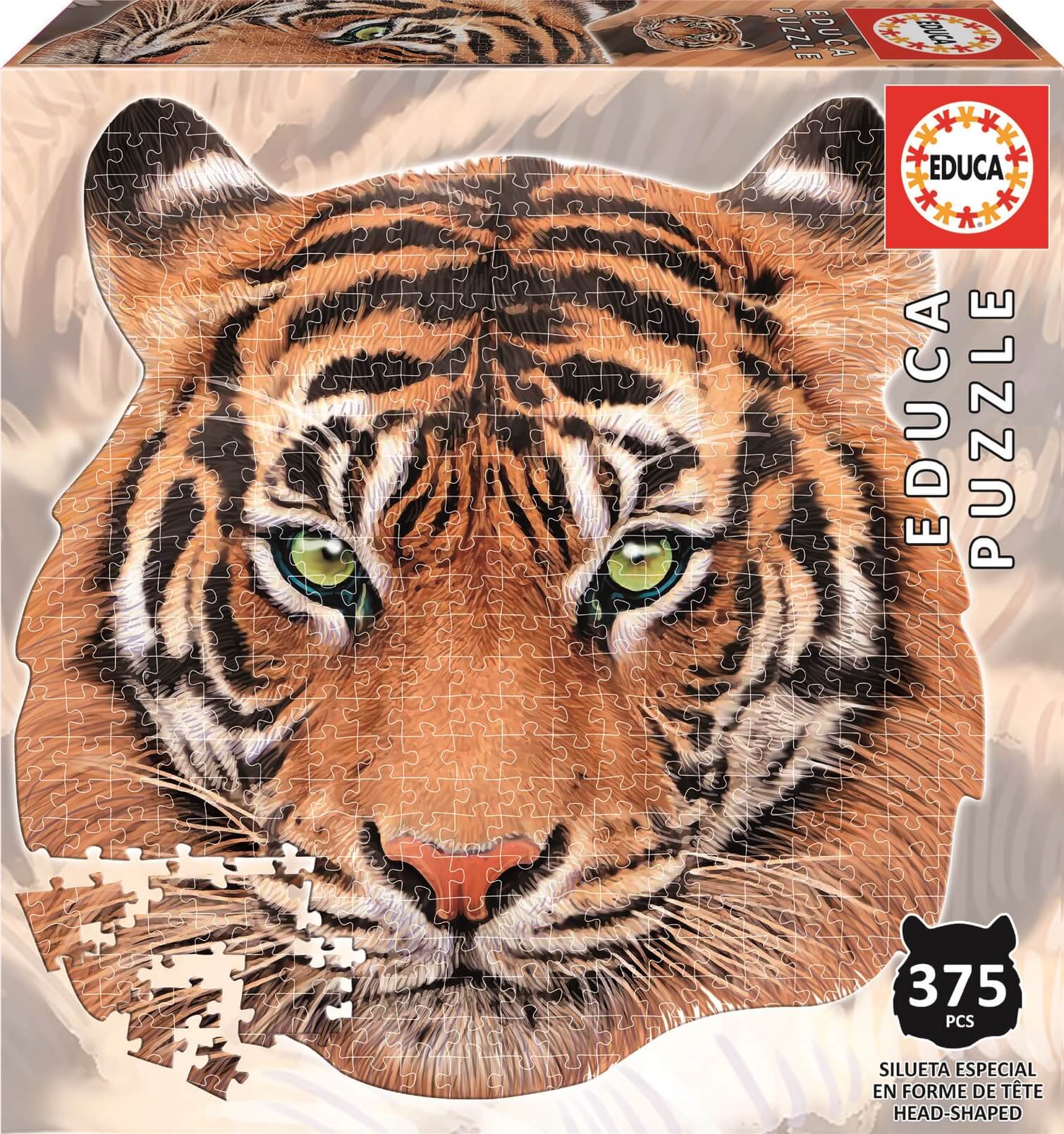 375 Animal Face Tigre ( Educa 18475 ) imagen b