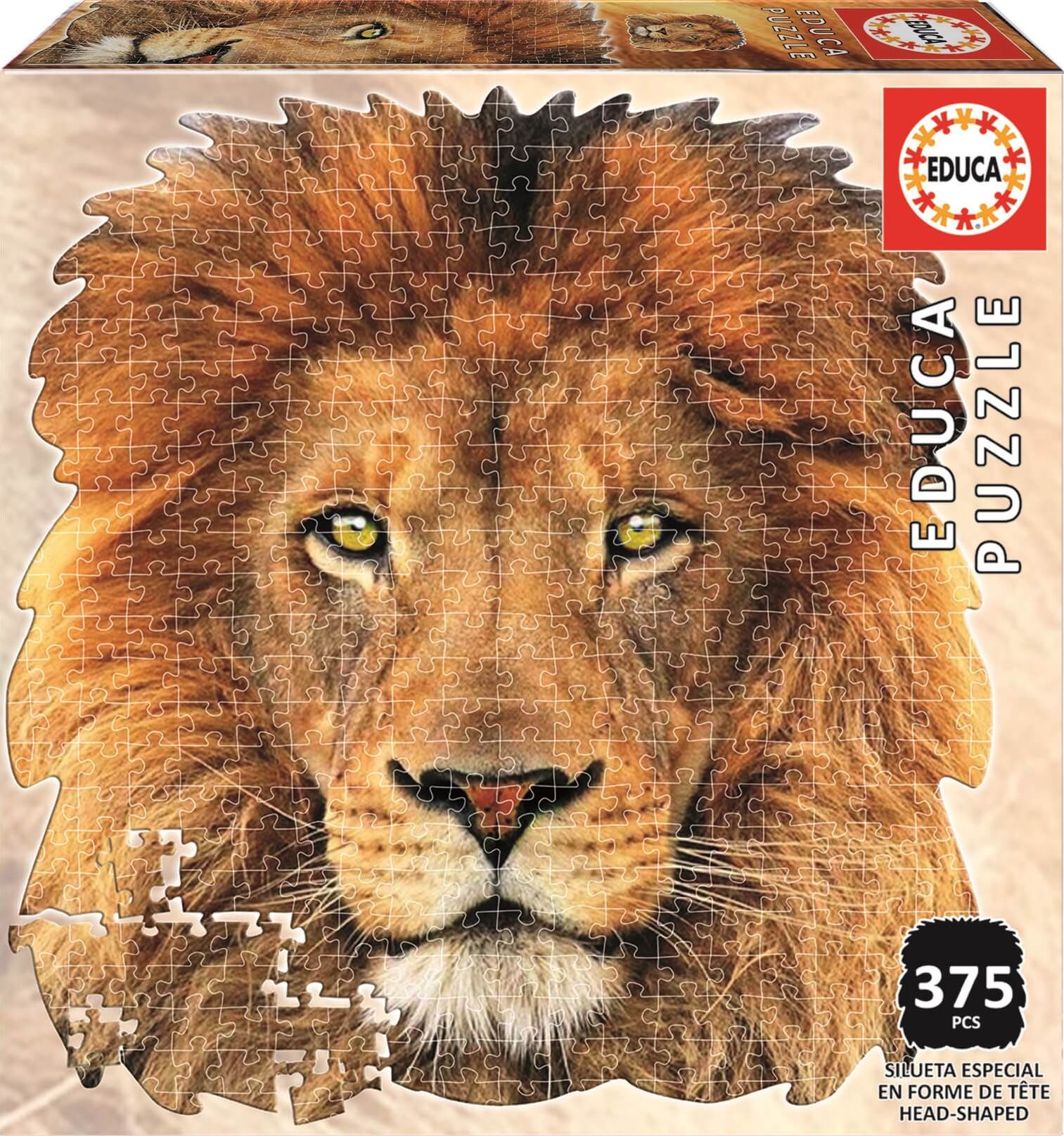 375 Animal Face Leon ( Educa 18653 ) imagen b