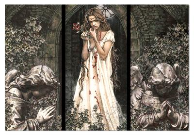 1500 Tríptico Ángeles de la Guarda, Victoria Francés