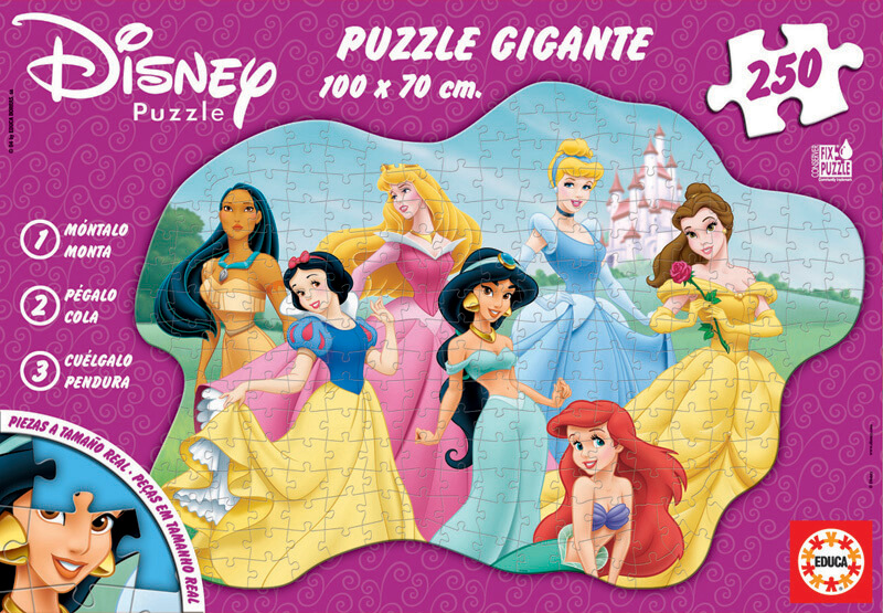250 Gigante Princesas Disney
