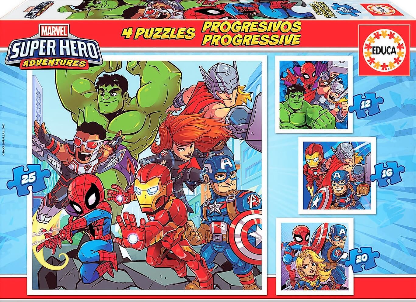 12-16-20-25 Marvel Super Heroes Adventures