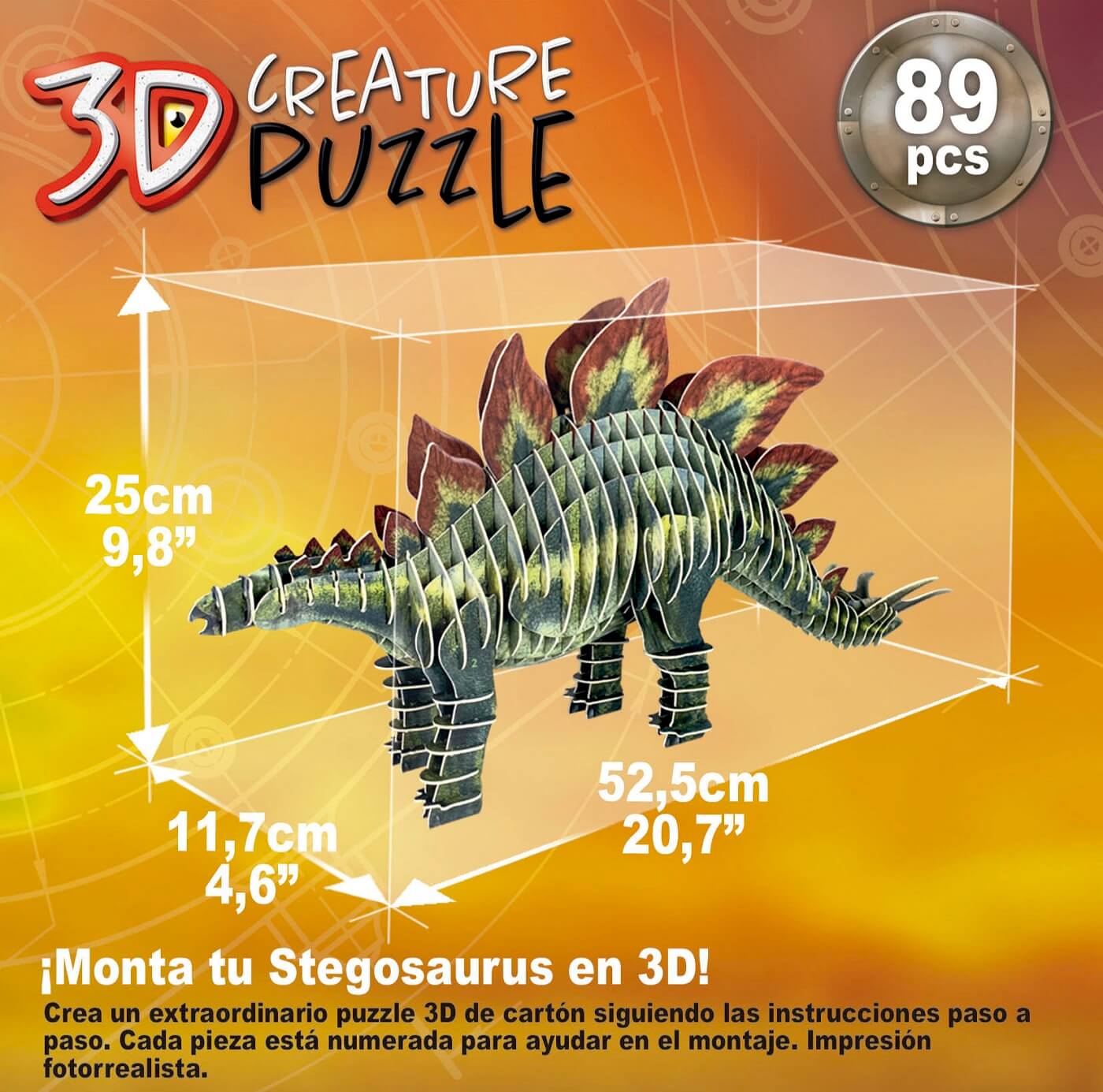 Stegosaurus 3D Creature Puzzle ( Educa 19184 ) imagen b