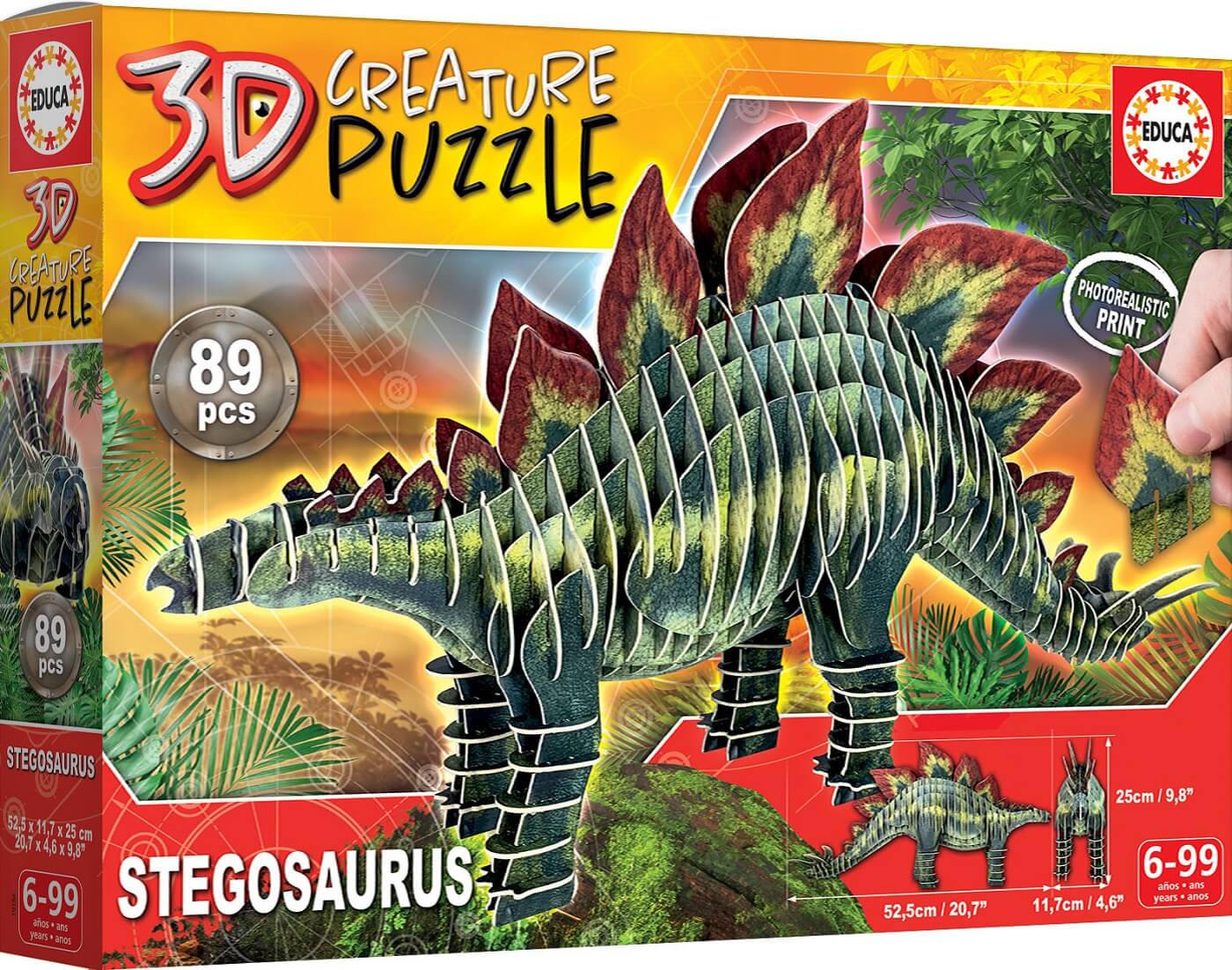 Stegosaurus 3D Creature Puzzle ( Educa 19184 ) imagen e