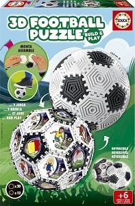 3D Football Puzzle Build and Play