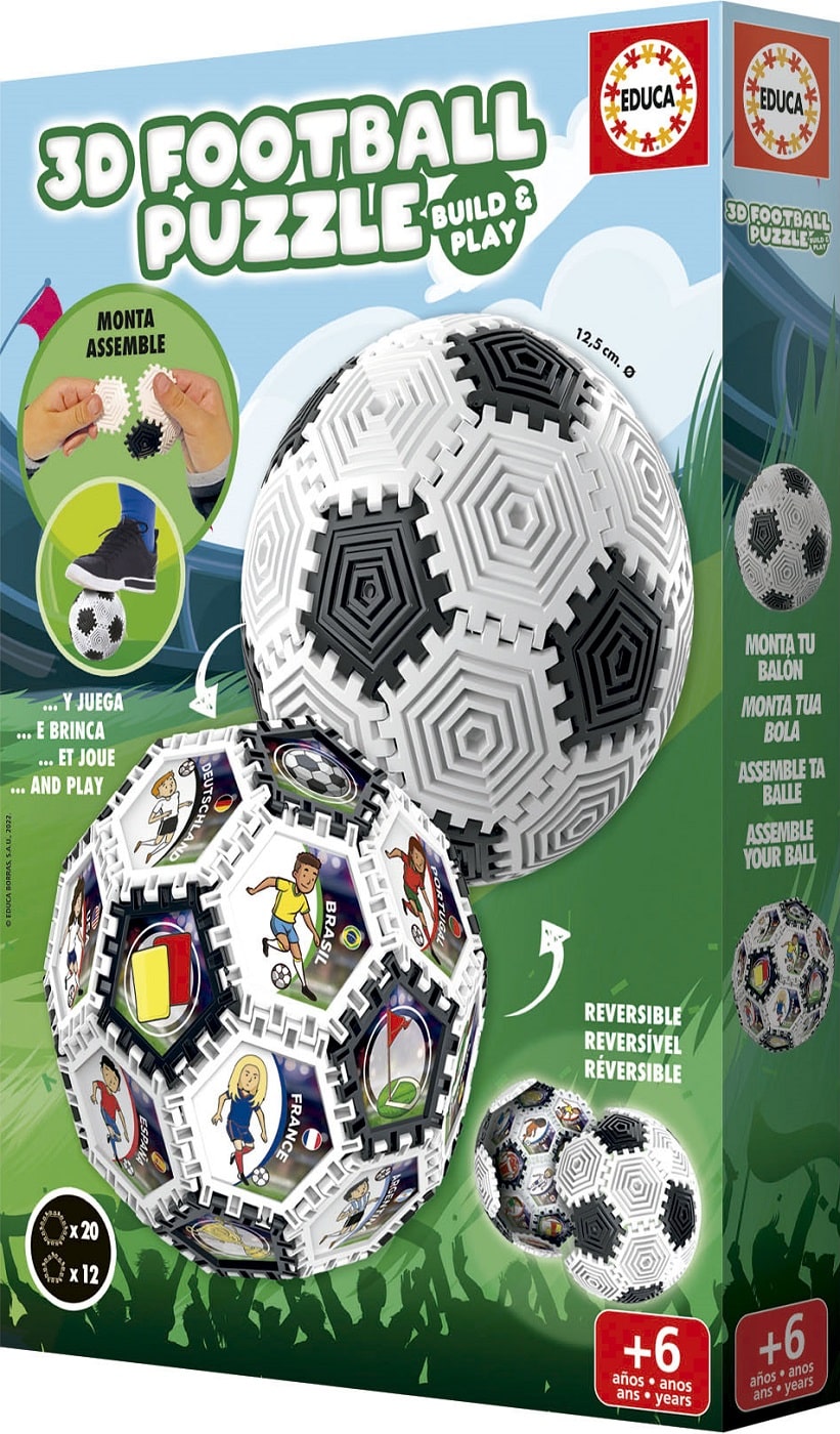 3D Football Puzzle Build and Play ( Educa 19210 ) imagen c