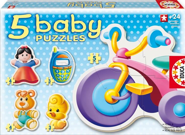 5 Baby Puzzles Juguetes
