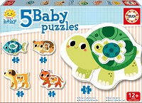 5 Baby Puzzles Animales Domésticos