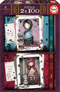 2x100 Little Red Riding Hook and Rapunzel Gorjuss