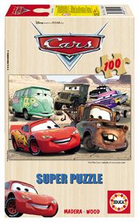 Puzzle Madera 100 Cars
