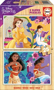 2x25 Disney Princess Madera
