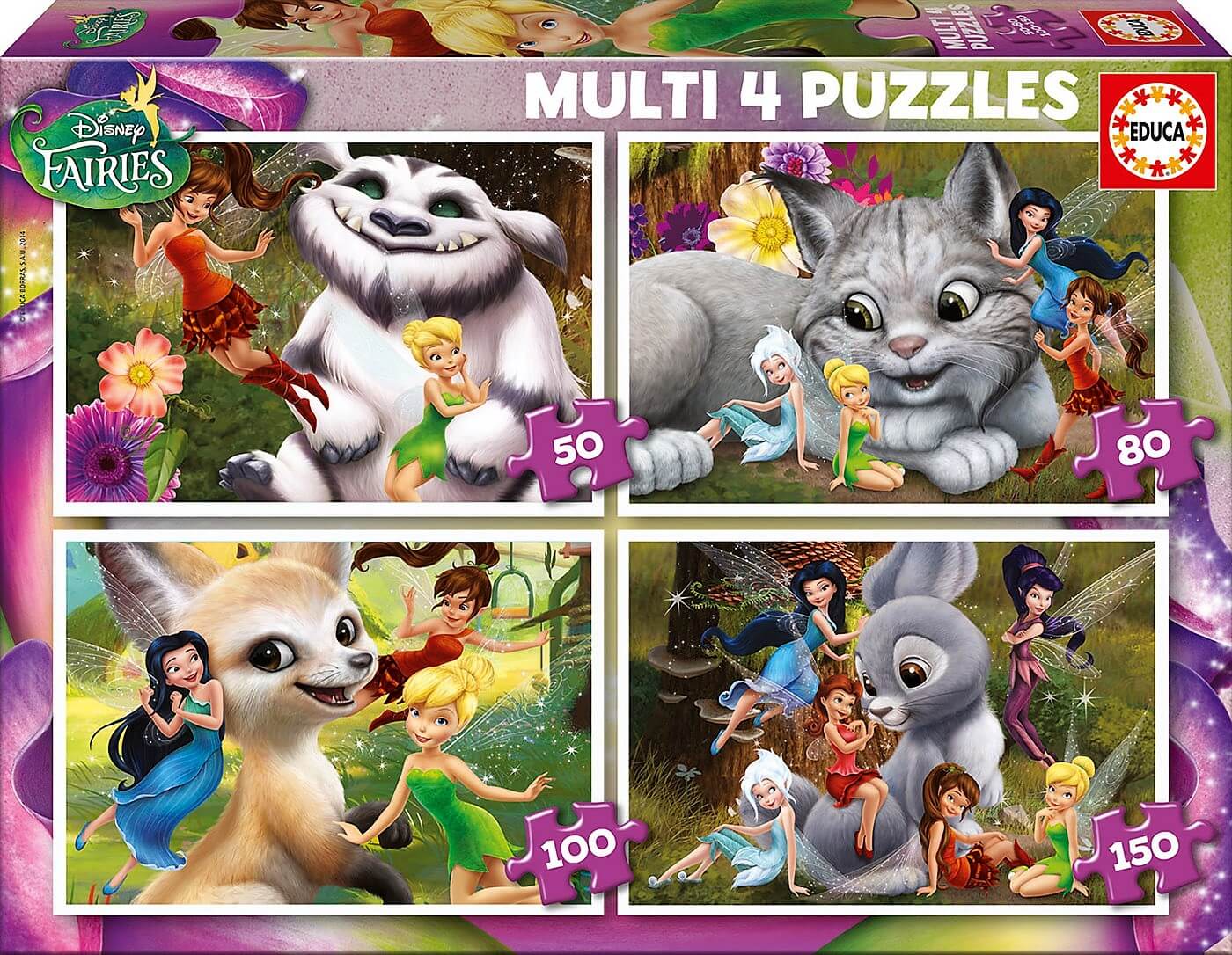 Multi 4 puzzles Hadas Disney