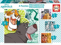 Progresivo 12-16-20-25 Animales Disney