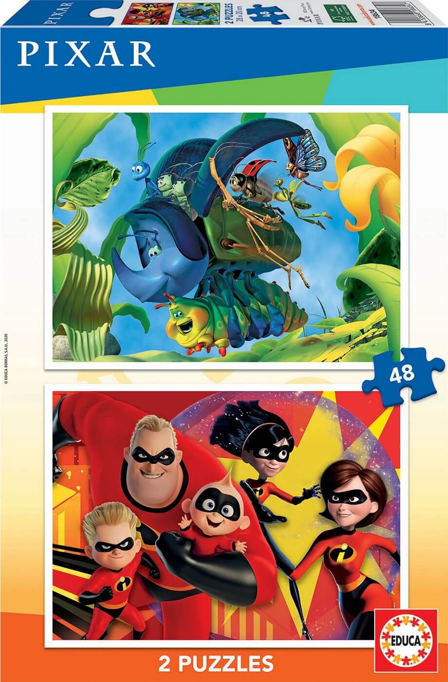 2x48 Pixar Bichos y Los Increibles