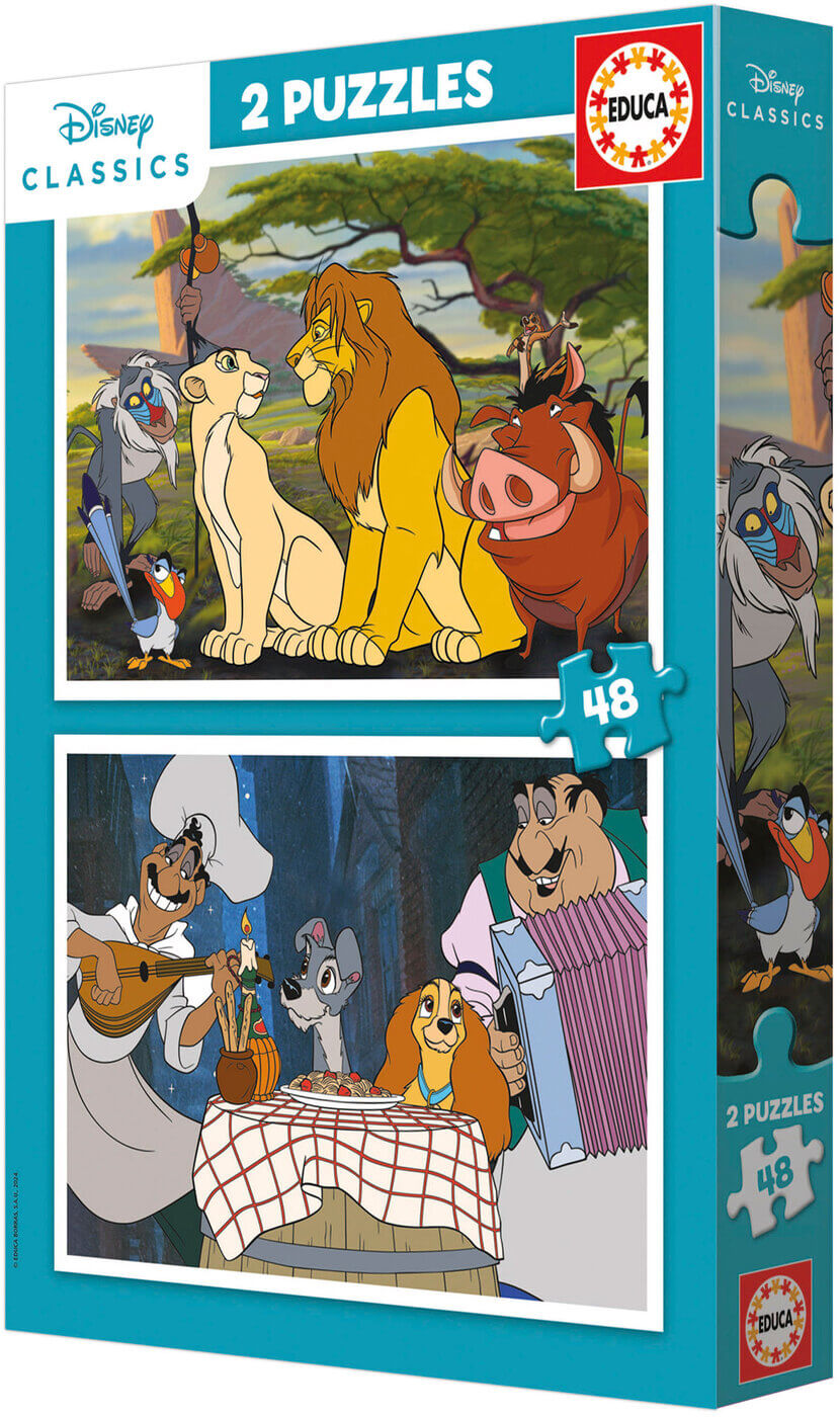 2x48 Disney Animals ( Educa 19996 ) imagen a