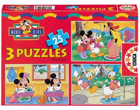 Puzzle - 2X16 - Mickey Mouse - Educa - etoilejouet