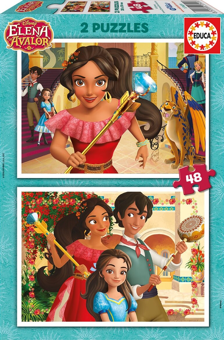 Puzzles Infantiles 2x48 Elena de Avalor (Educa 17401) | Juguetes Juguetodo