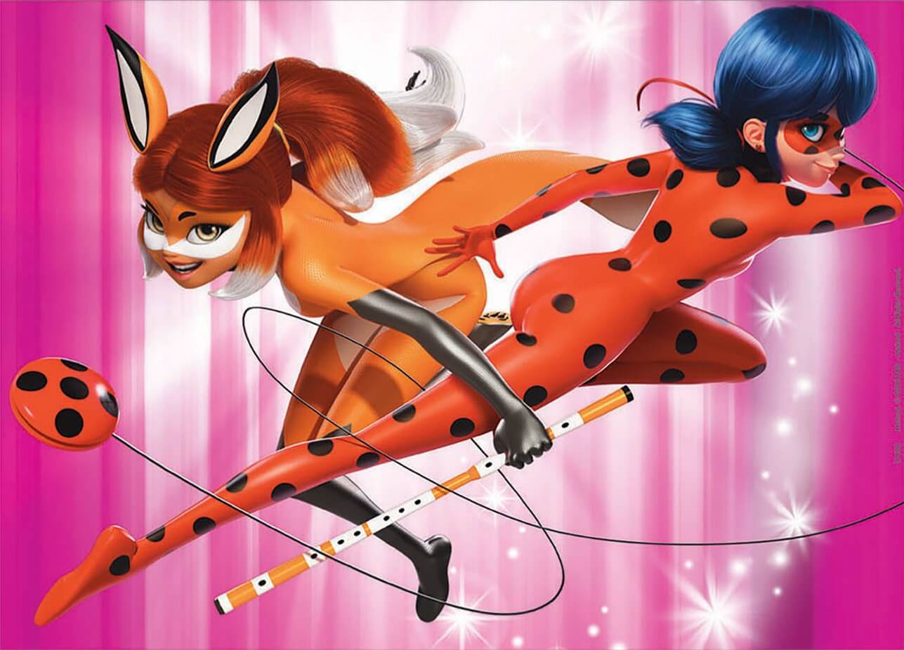 2x48 Miraculous LadyBug ( Educa 17635 ) imagen a