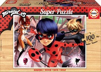 100 Madera Miraculous LadyBug