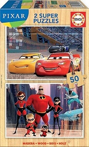 2x50 Disney Pixar Cars y Los Increibles