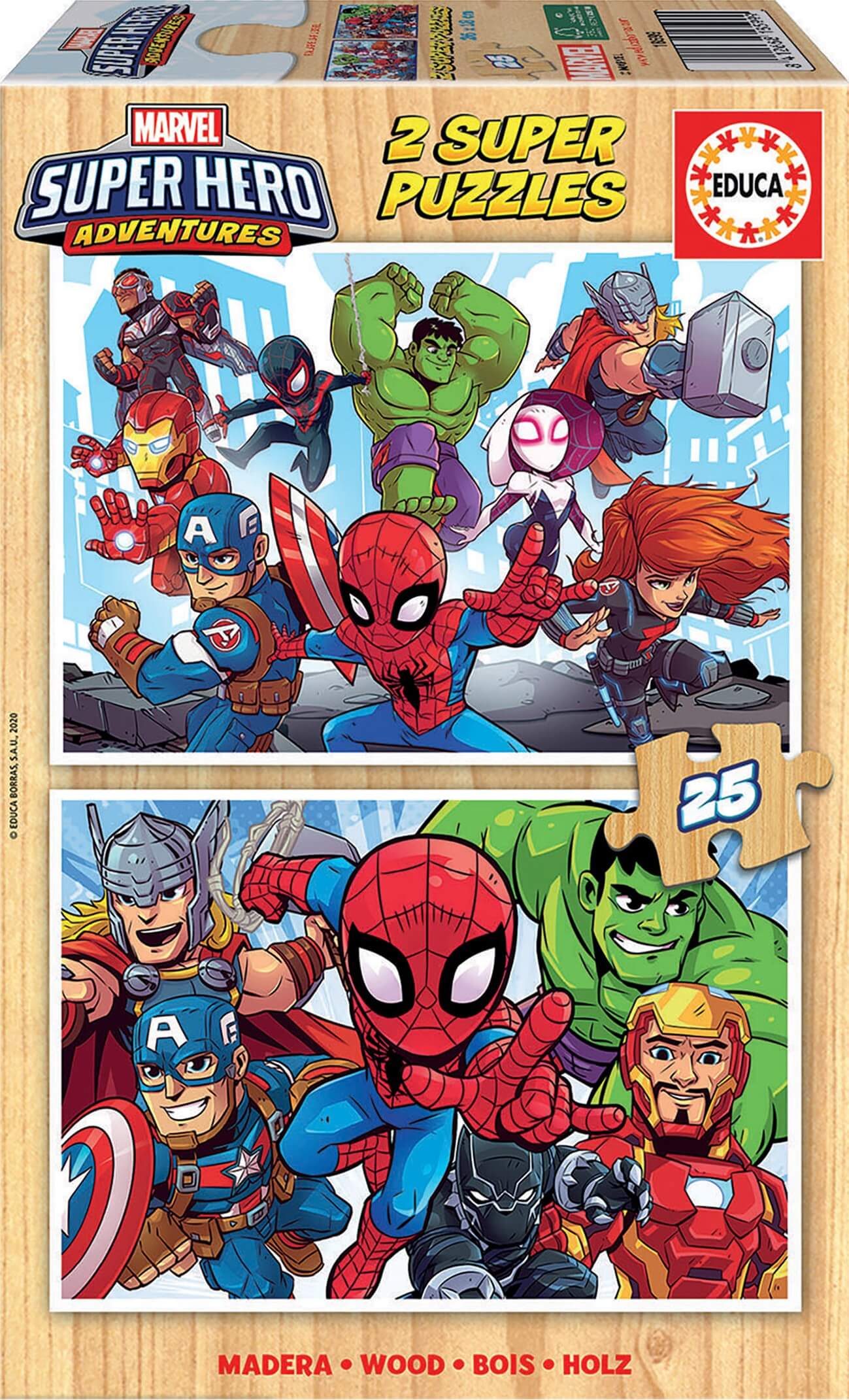 2x25 Marvel Super Heroes Aventuras