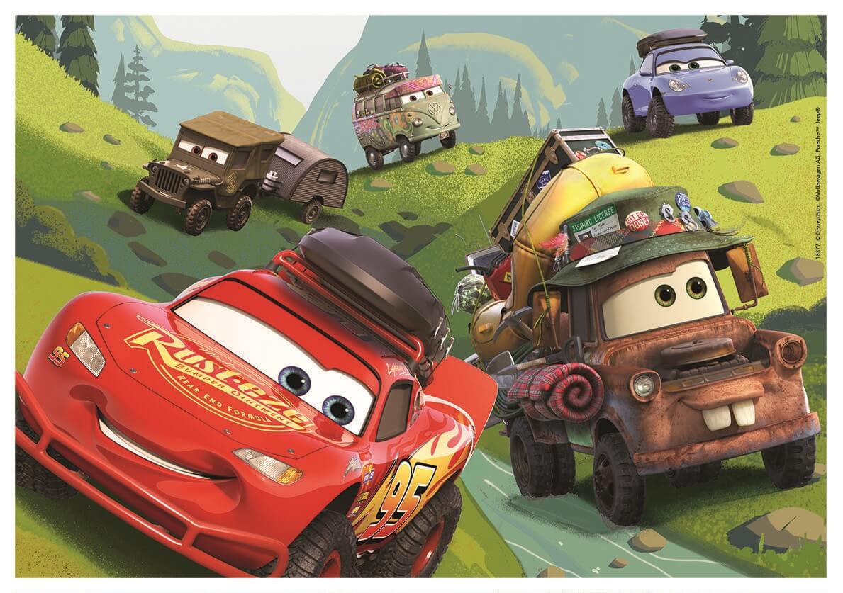 2x25 Cars Disney Pixar Madera ( Educa 18877 ) imagen a