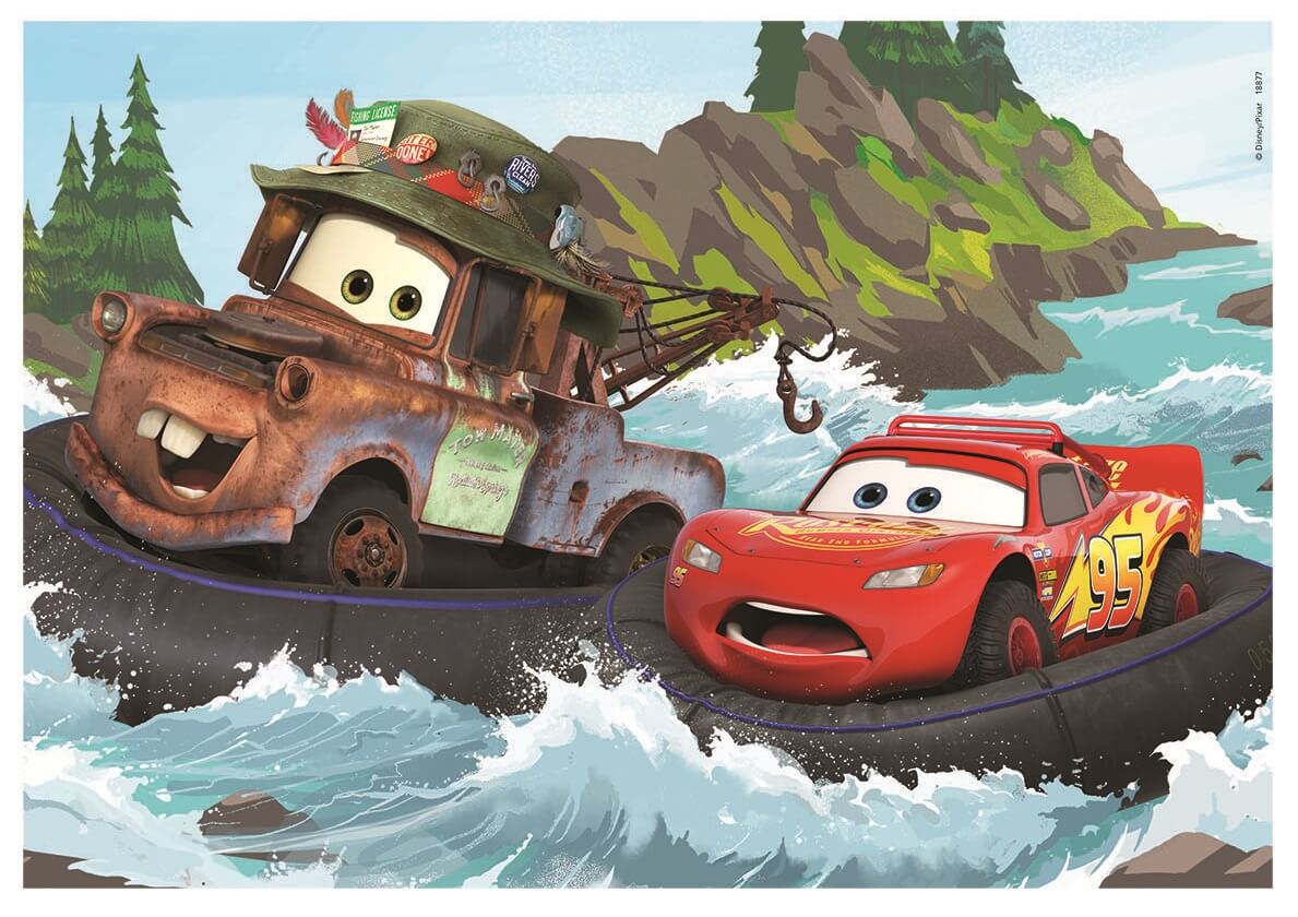2x25 Cars Disney Pixar Madera ( Educa 18877 ) imagen b