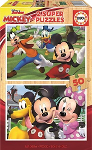 2x50 Mickey and Friends Madera