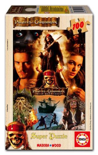 100 Piratas del Caribe. El Invitado muerto.Madera
