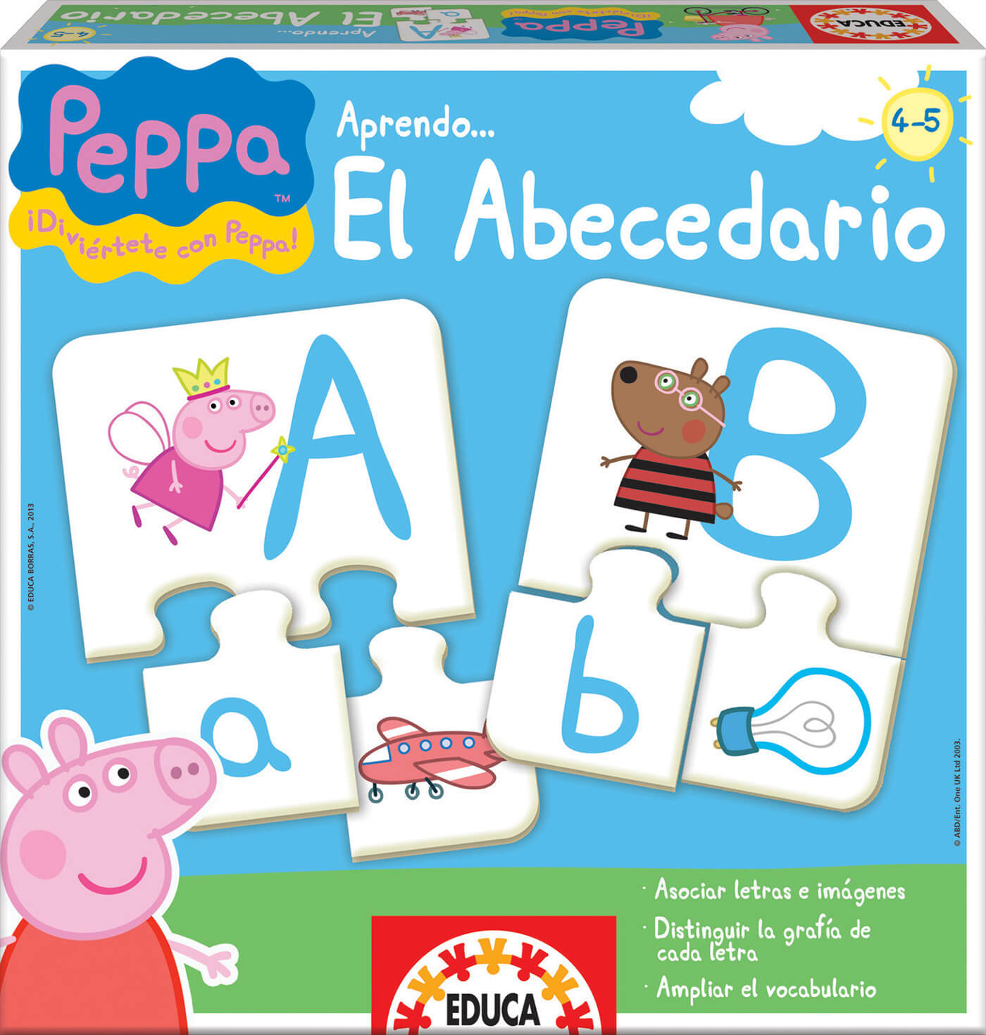 Aprendo el Abecedario Peppa Pig ( Educa 15652 ) imagen b