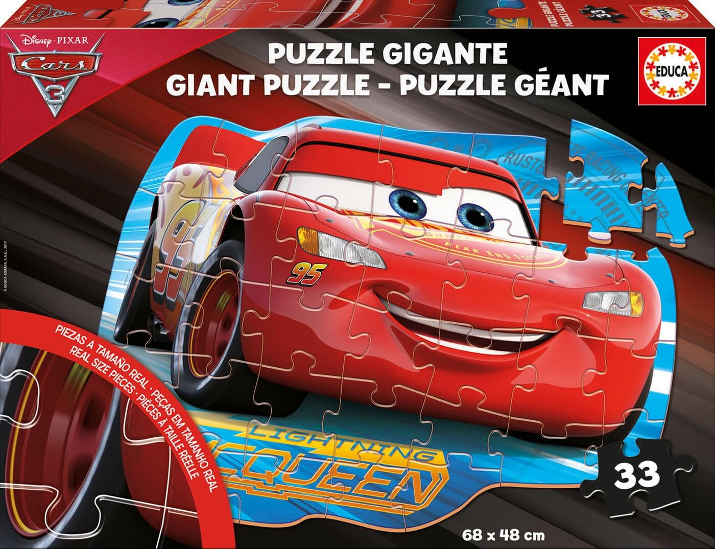 33 Puzzle Gigante Suelo Cars 3