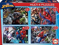 Multi 4 Puzzles SpiderMan 50-80-100-150