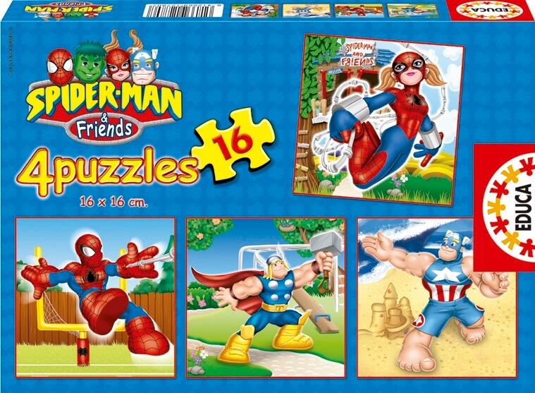 4x16 SpiderMan Friends