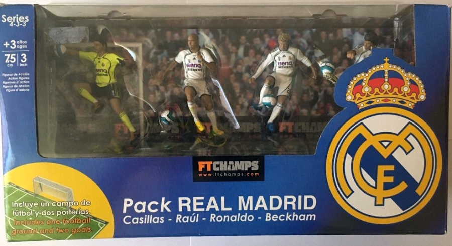 Pack Real Madrid. Casillas, Raúl, Ronaldo y Beckham ( FTChamps 9984 ) imagen a