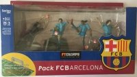Pack FC Barcelona.Valdés, Messi, Ronaldinho y Puyol