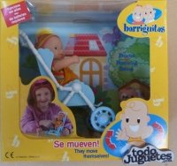 Bebes Barriguitas en su carrito de paseo