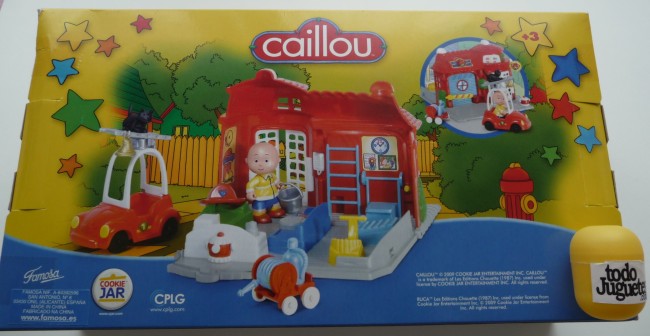 Caillou, un día con los bomberos ( Famosa 7192 ) imagen c