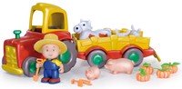 El tractor con remolque de Caillou