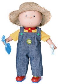 Muñeco Caillou granjero
