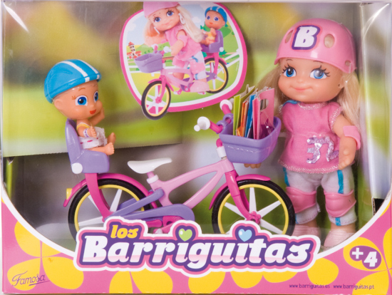Barriguitas Ciclista con bebé ( Famosa 7693B ) imagen b