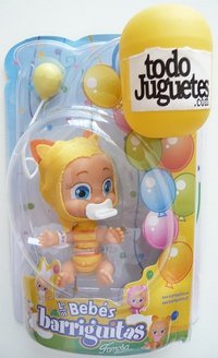Barriguitas Bebé Gatito globo amarillo