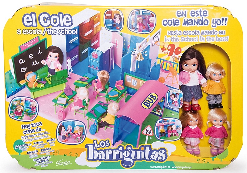 Los Barriguitas El Cole de Barriguitas Famosa 7690 Juguetes Juguetodo