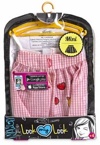 Mini: falda vichy roja